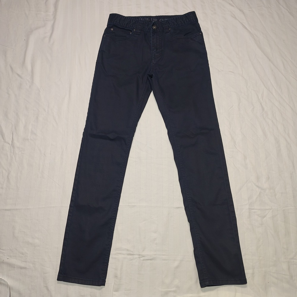 Prana Pants Mens 28x32 Dark Navy Slim Fit Bridger Performance Outdoor Casual